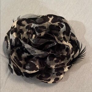 Black and Brown Camouflage Brooch